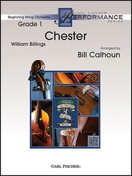 Chester Orchestra sheet music cover Thumbnail